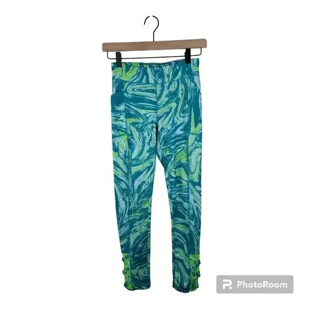 Lands' End Girls Activewear Leggings sz M 10-12